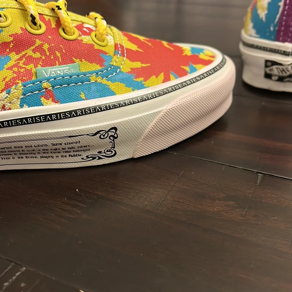 Vans Og Authentic Lx Aries Weed Muted Shoes Sneakers new Mens 5.5 = Women’s 7